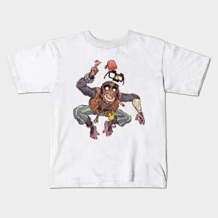 Monkey Standard Time Kids T-Shirt